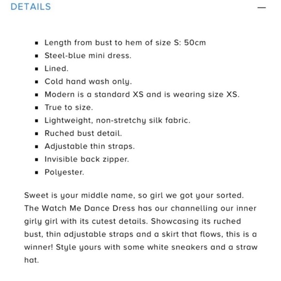 Hello Molly Sky Blue Mini Dress - Picture 4 of 7